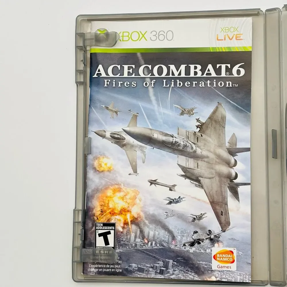 Ace Combat 6 Fires of Liberation Xbox 360 Complete CIB Platinum Hits. Works